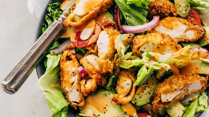 Chicken Goujon Caesar Salad